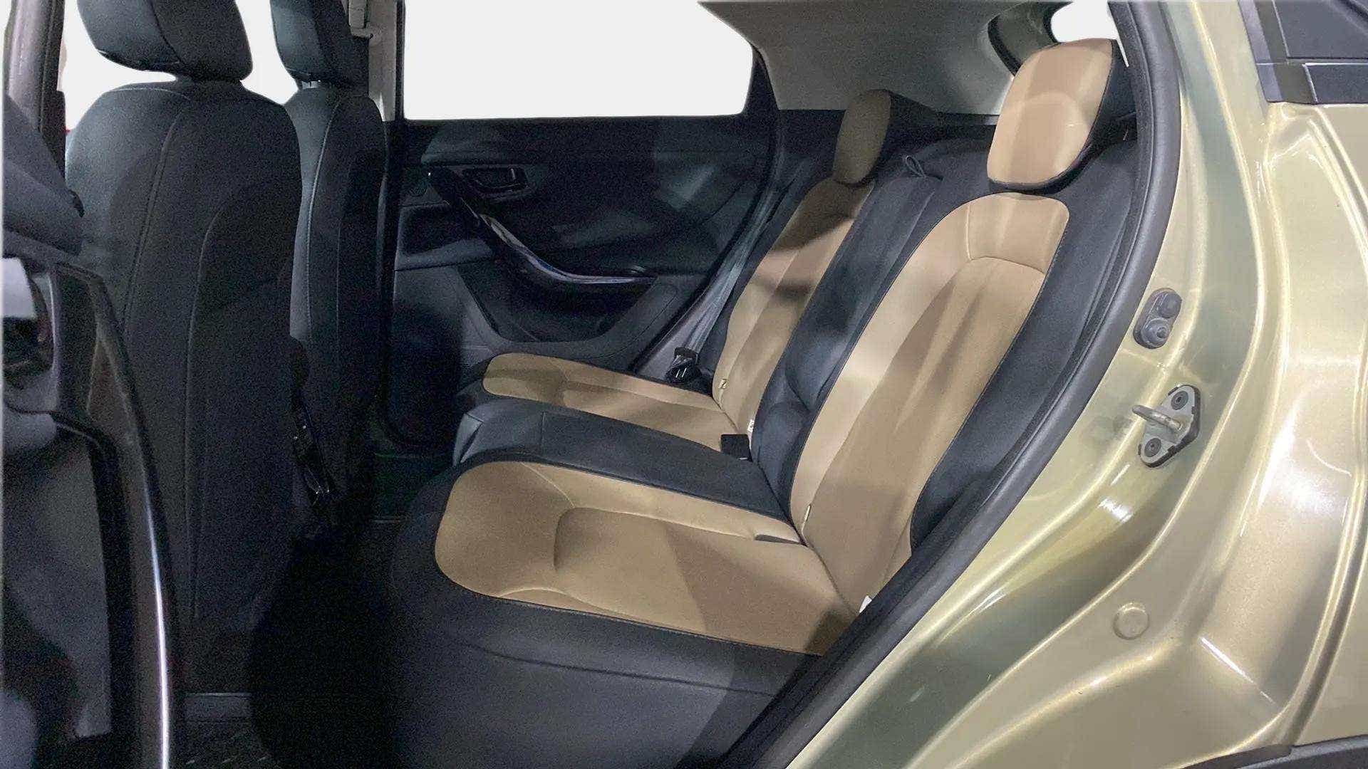 Rear seat view of a Tata Nexon 2017-2023