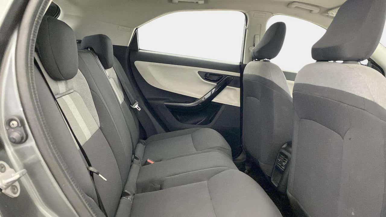 Rear seat interior of a Tata Nexon