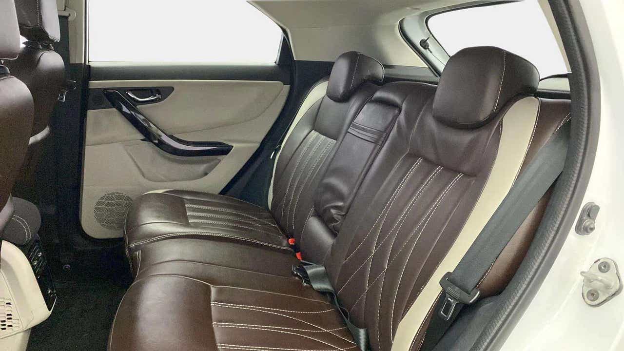 Rear seat view of a Tata Nexon 2017-2023