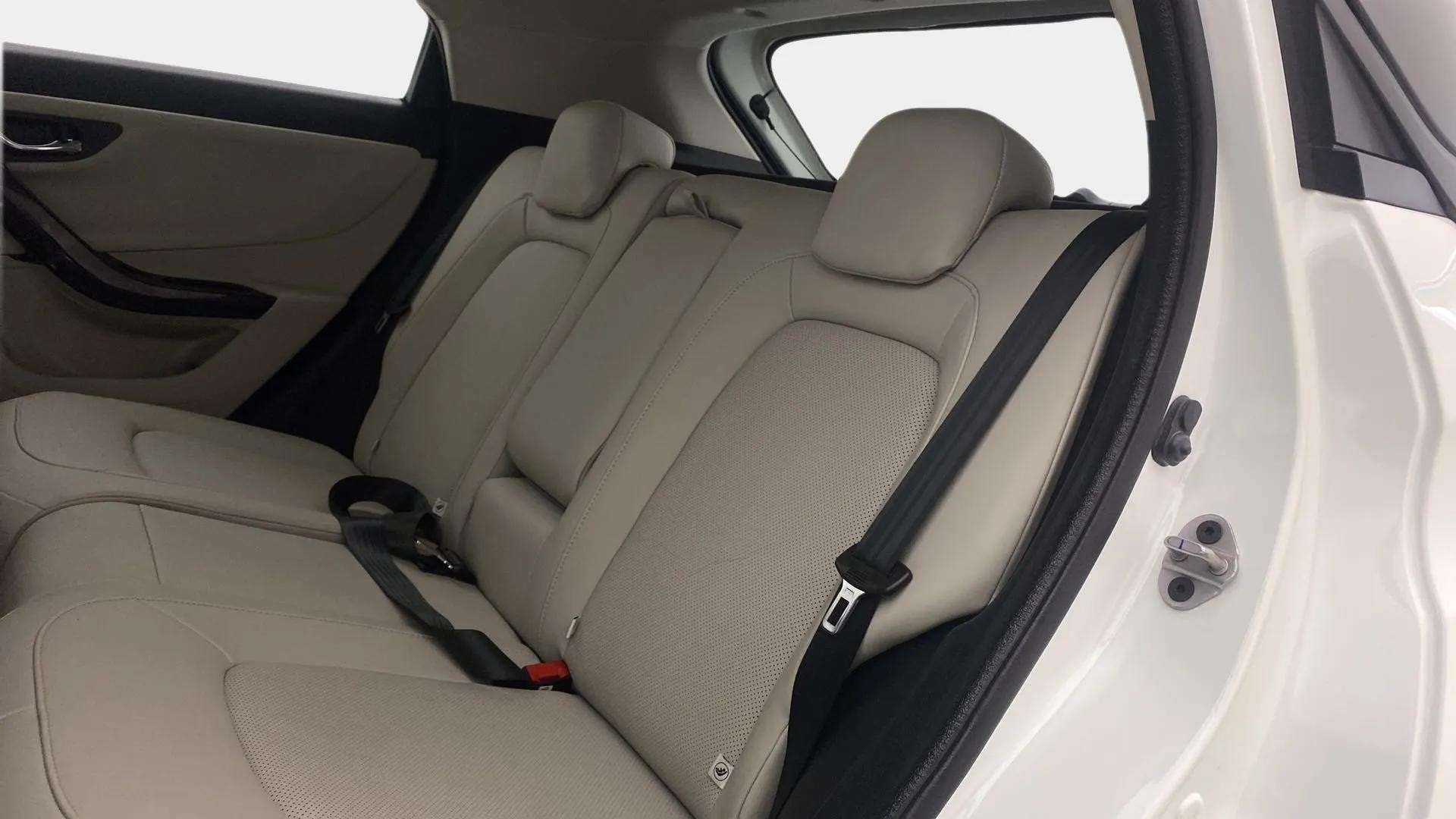 Rear seat view of a Tata Nexon 2017-2023
