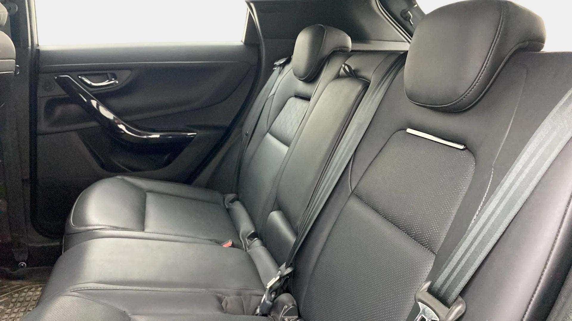 Rear seat view of a Tata Nexon 2017-2023