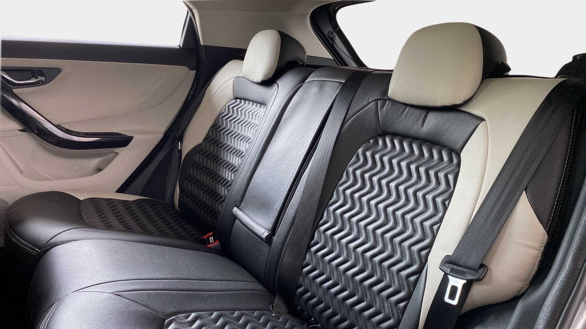 Rear seat view of a Tata Nexon 2017-2023