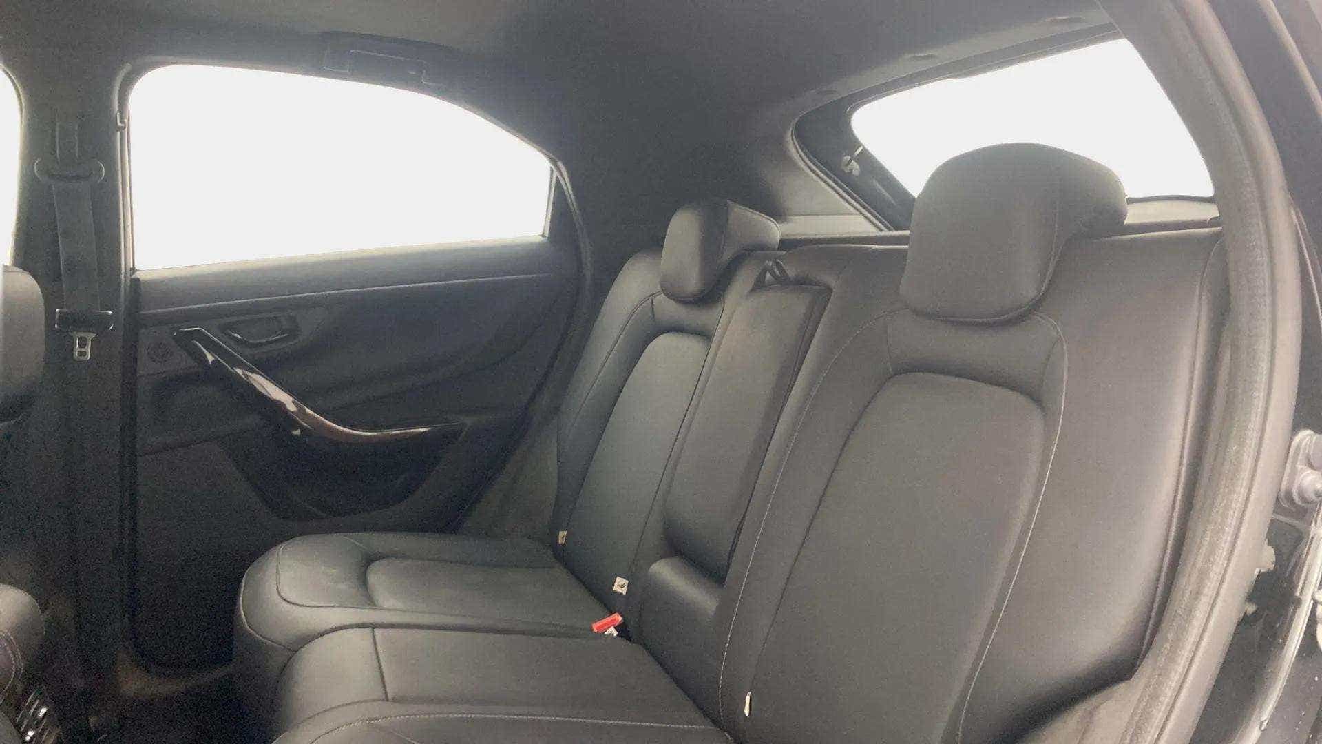 Rear seat view of a Tata Nexon 2017-2023