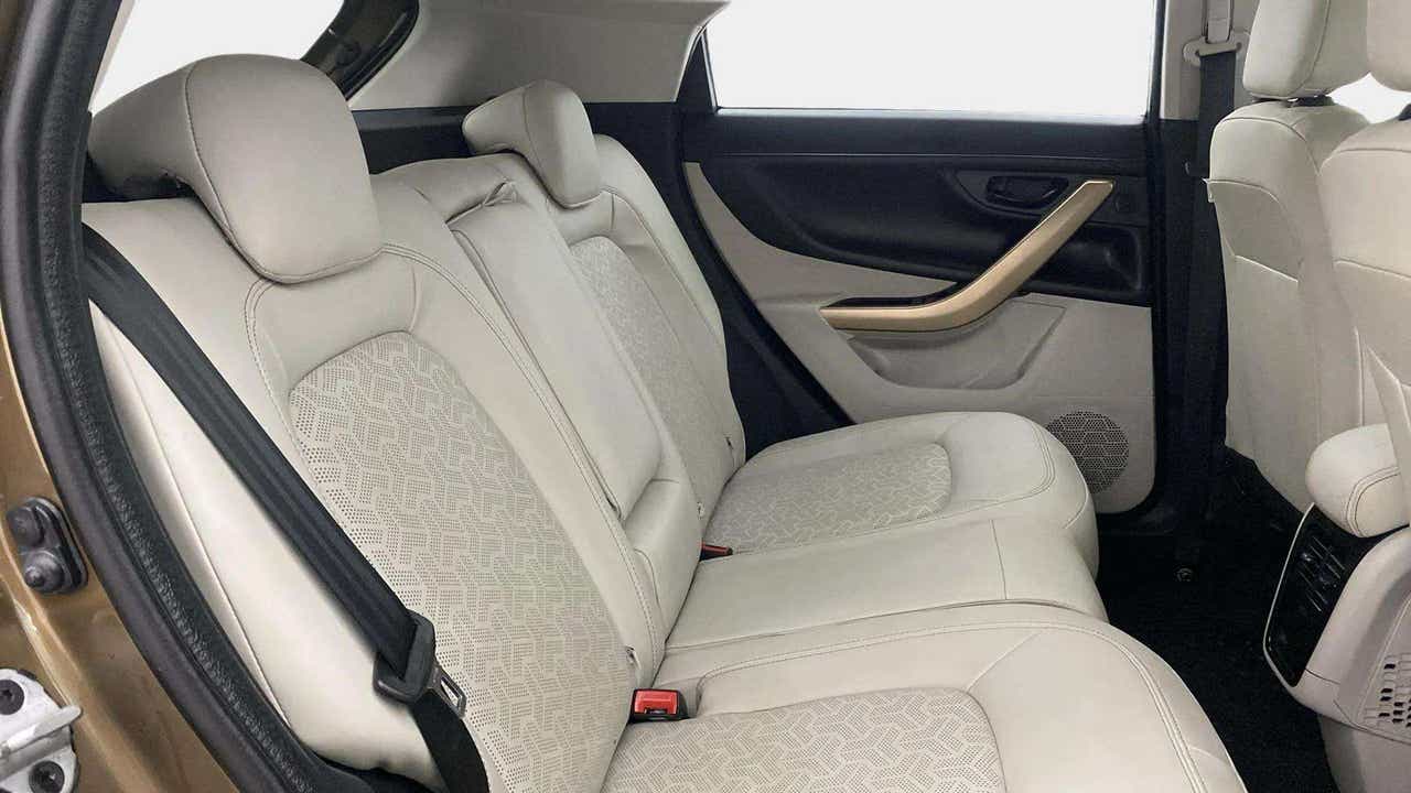 Rear seat and door panel view of a Tata Nexon 2017-2023