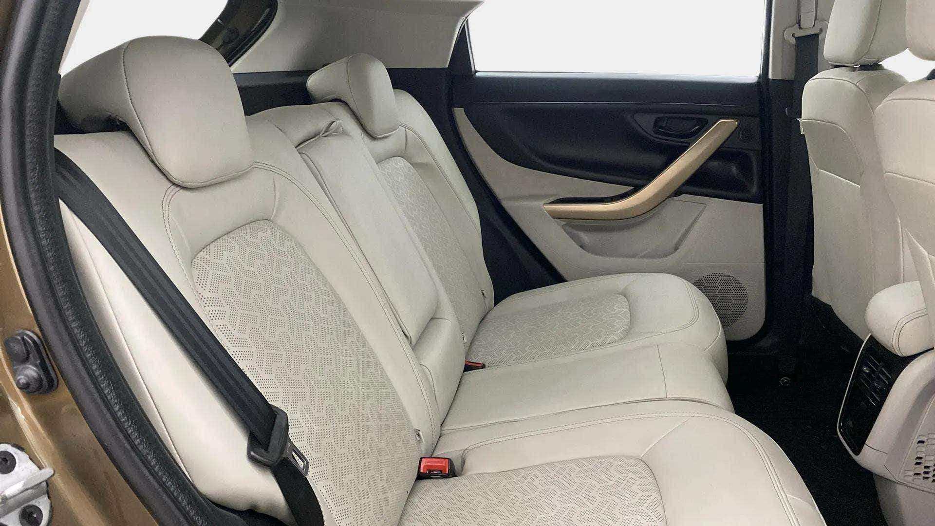 Rear seat and door panel view of a Tata Nexon 2017-2023