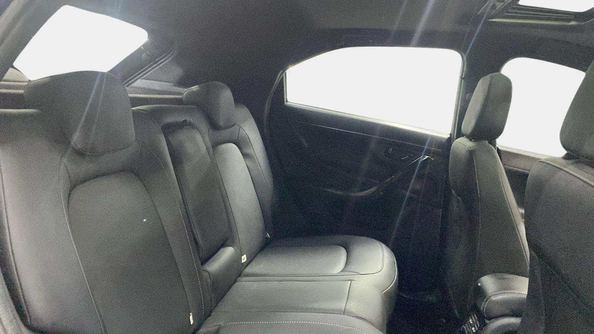 Rear seat and interior view of a Tata Nexon 2017-2023