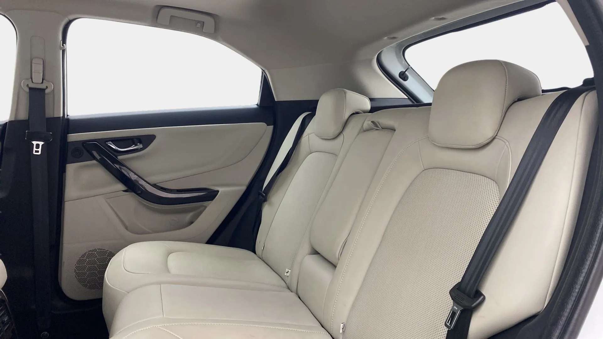 Rear seat view of a Tata Nexon 2017-2023