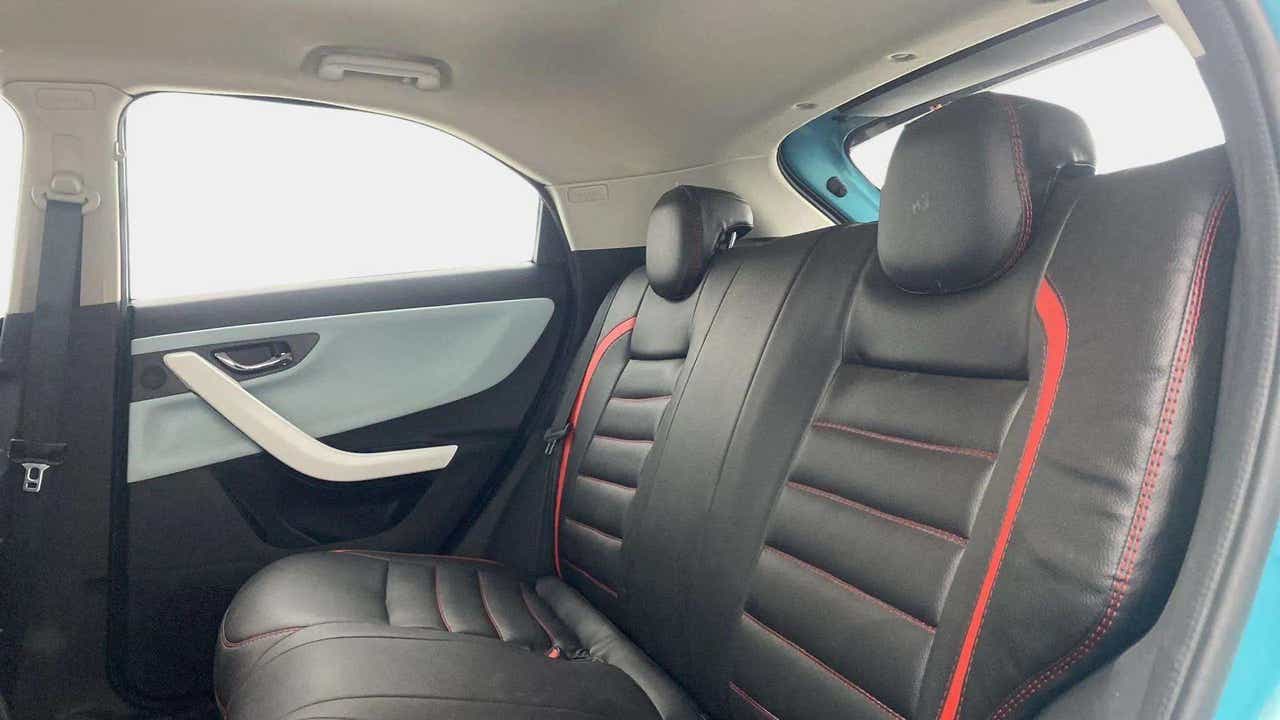 Rear seat interior of a Tata Nexon