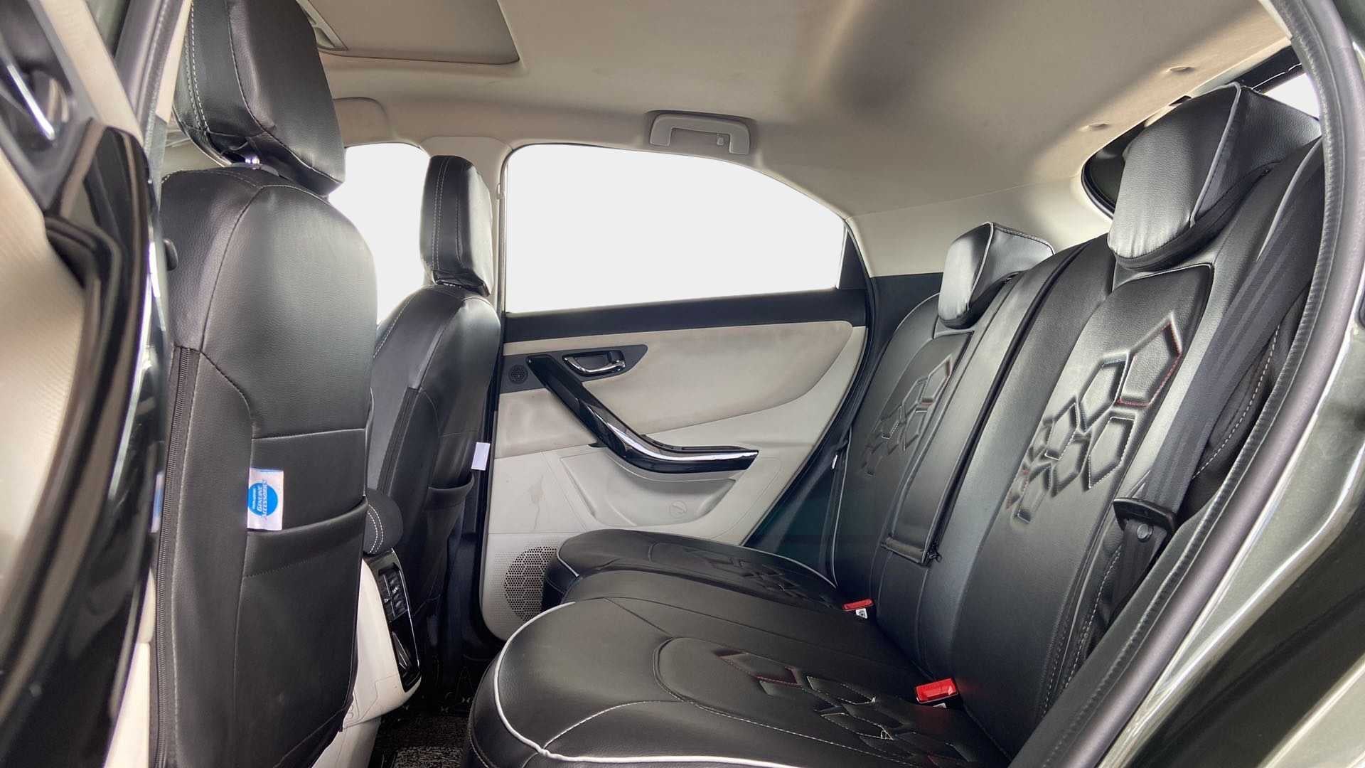 Rear seat view of a Tata Nexon 2017-2023