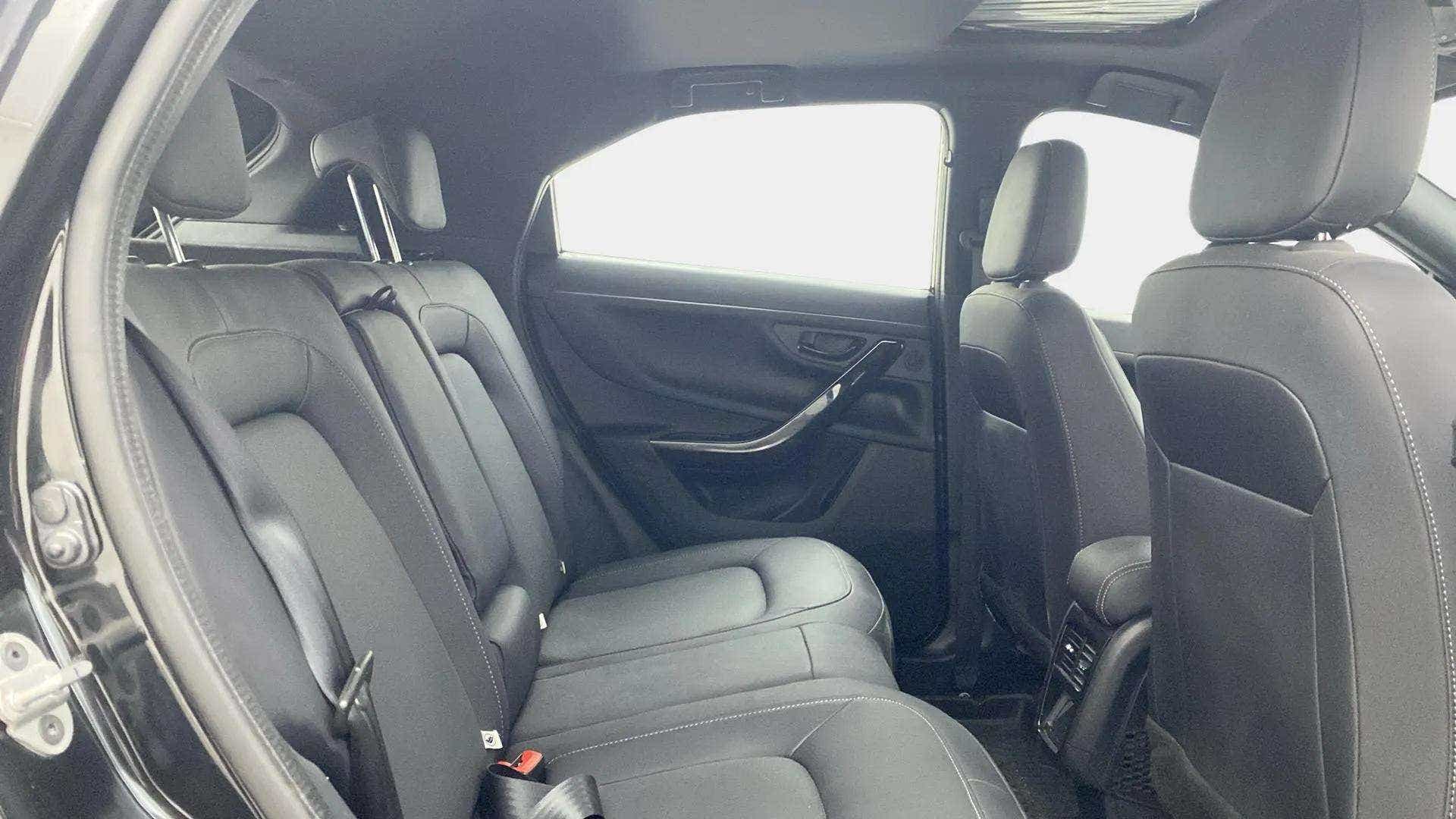 Rear seat interior of a Tata Nexon 2017-2023