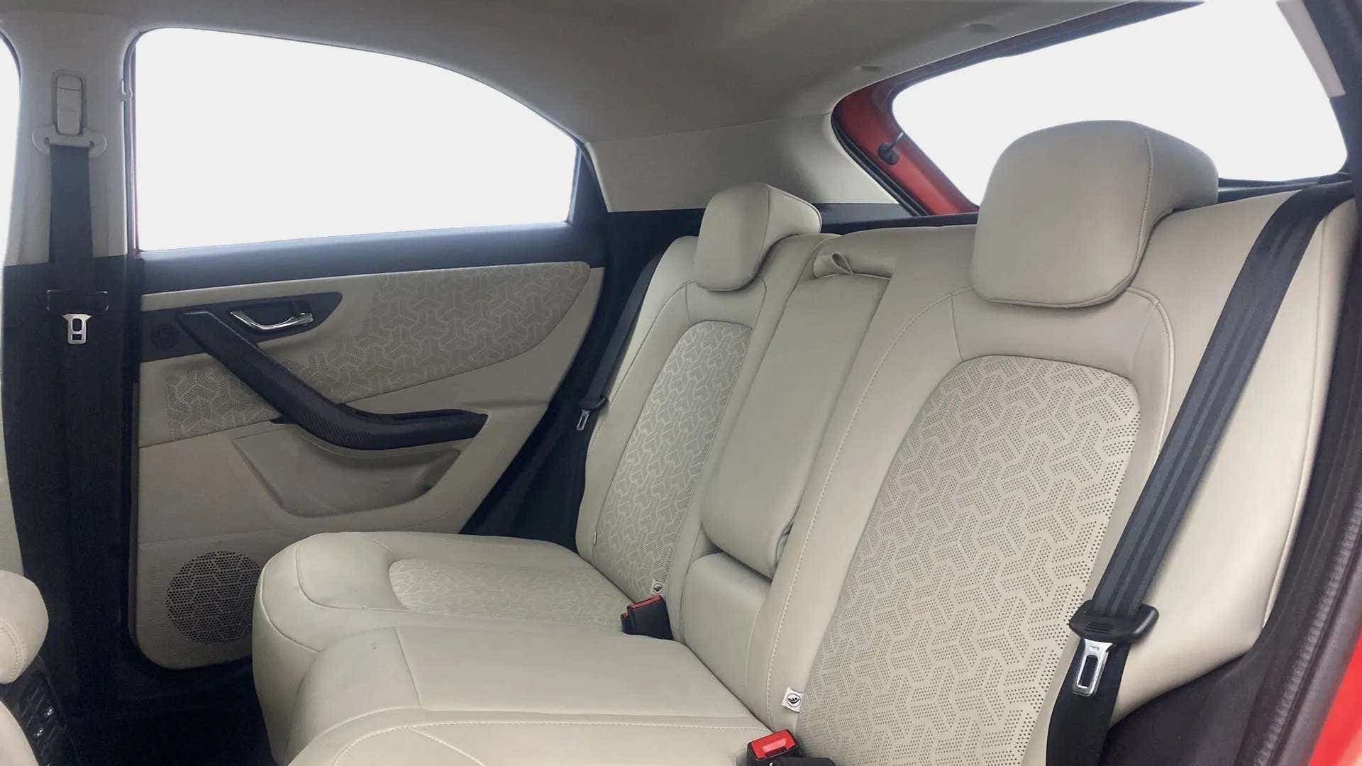 Rear seat view of a Tata Nexon 2017-2023