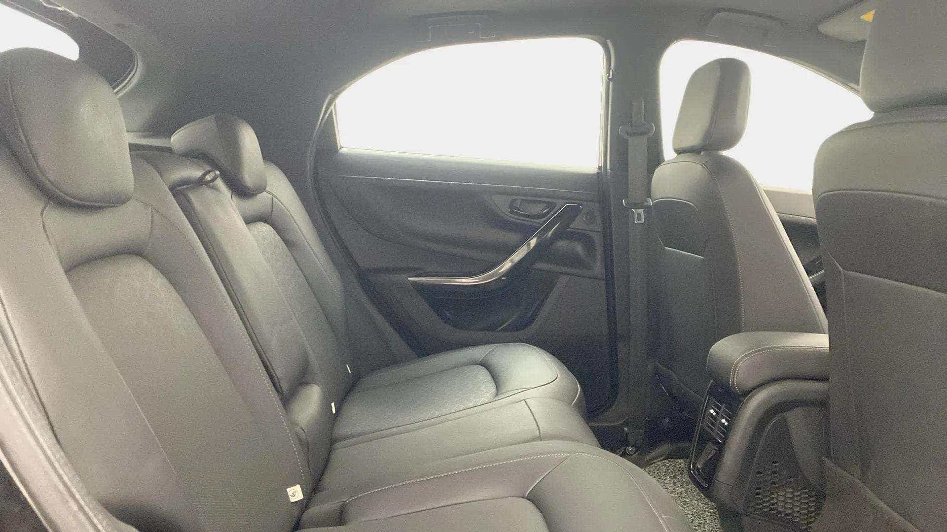Rear seat and door panel view of a Tata Nexon 2017-2023