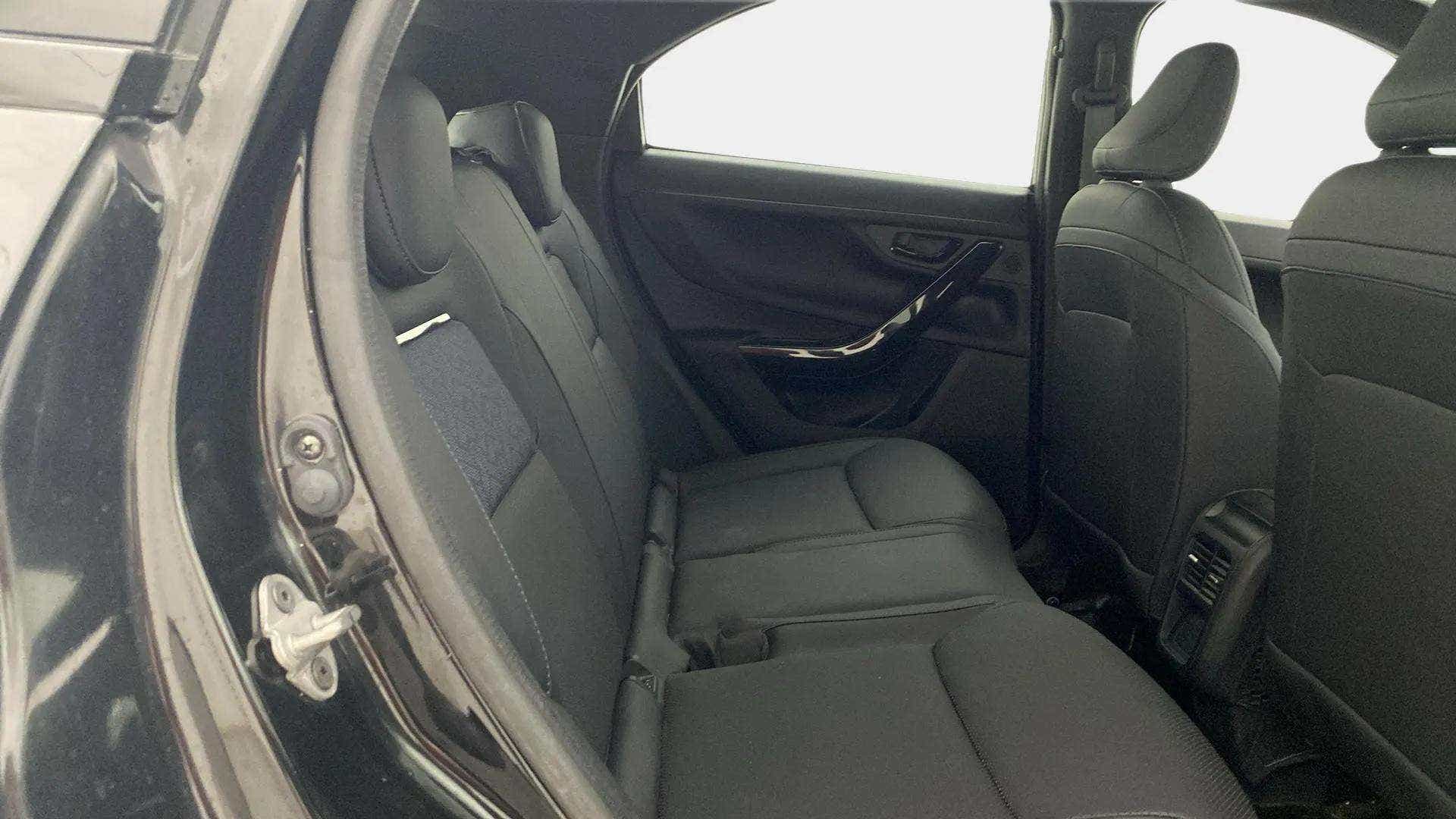 Rear seat view of a Tata Nexon