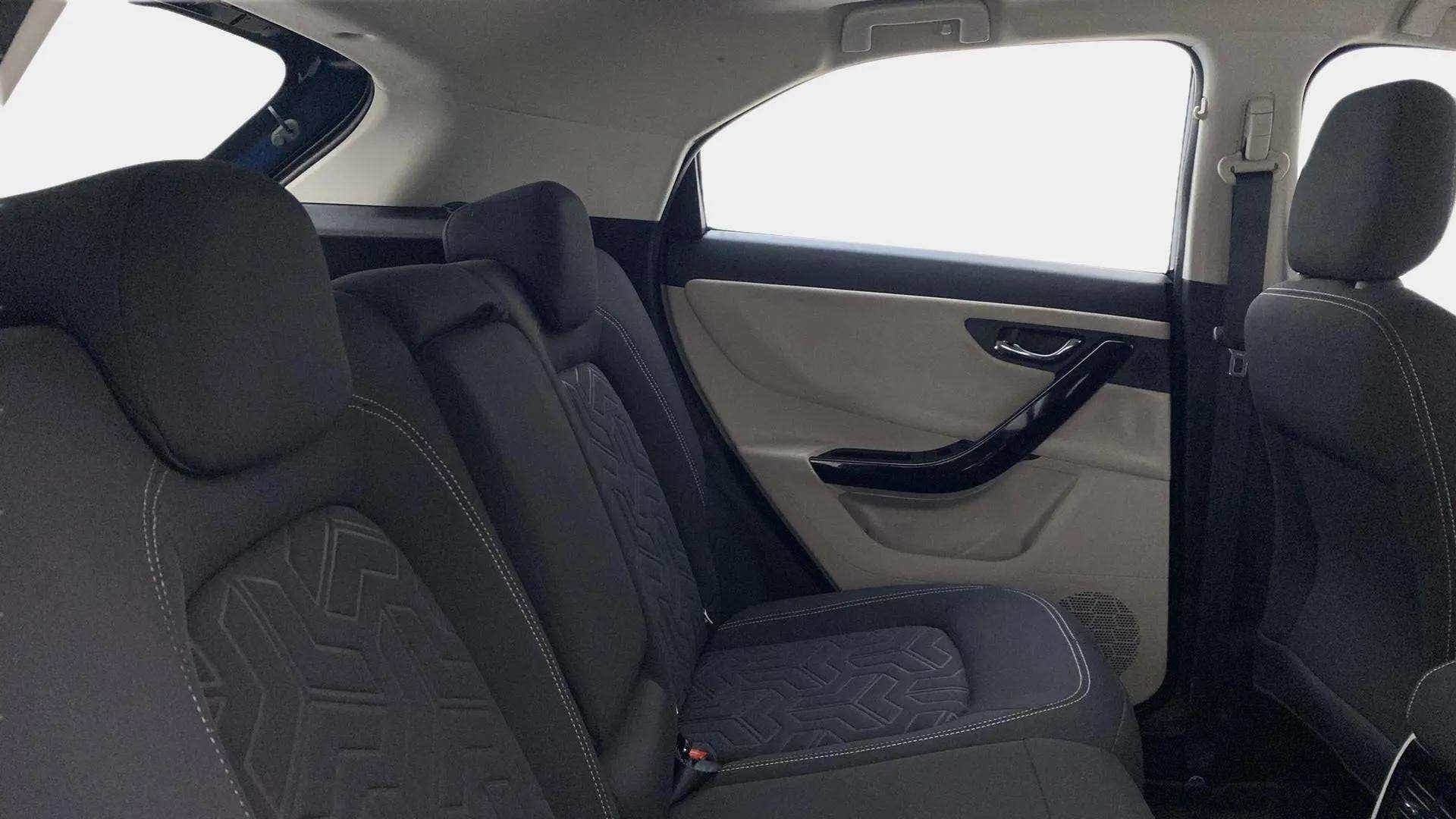 Rear seat view of a Tata Nexon 2017-2023