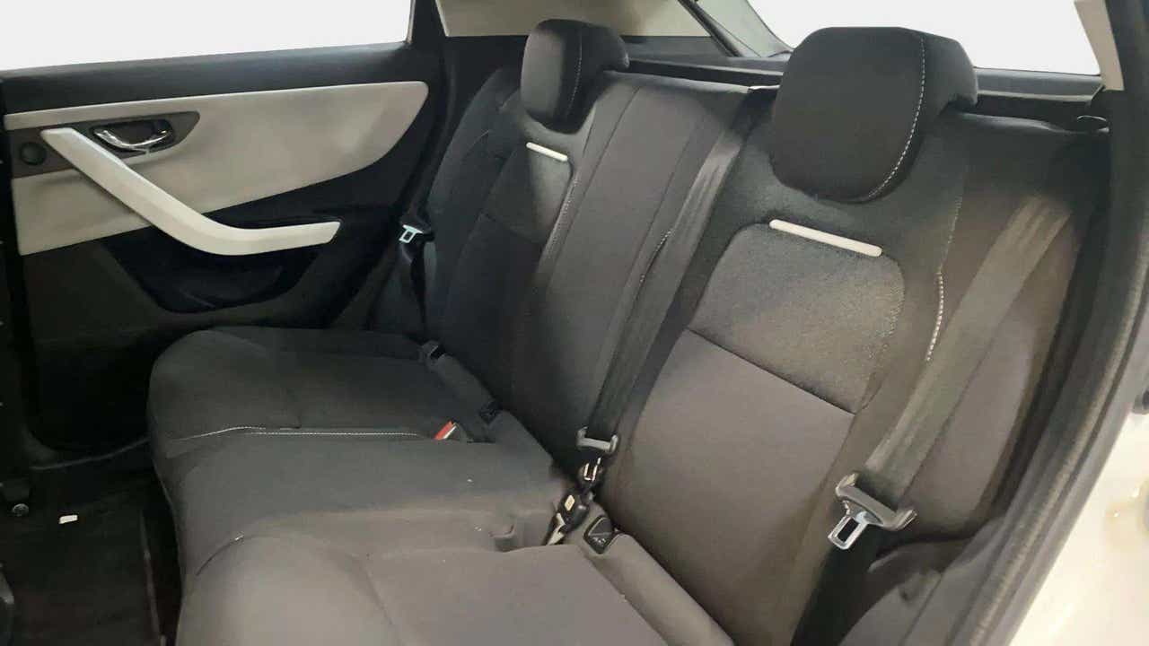 Rear seat view of a Tata Nexon