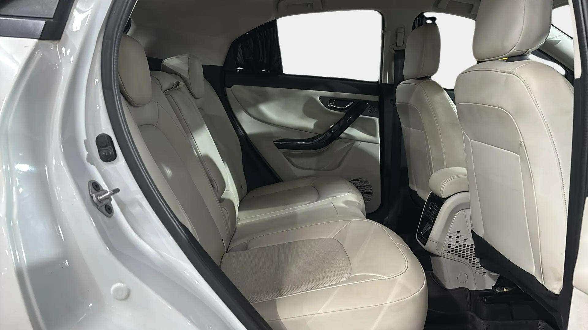 Rear seat view of a Tata Nexon 2017-2023