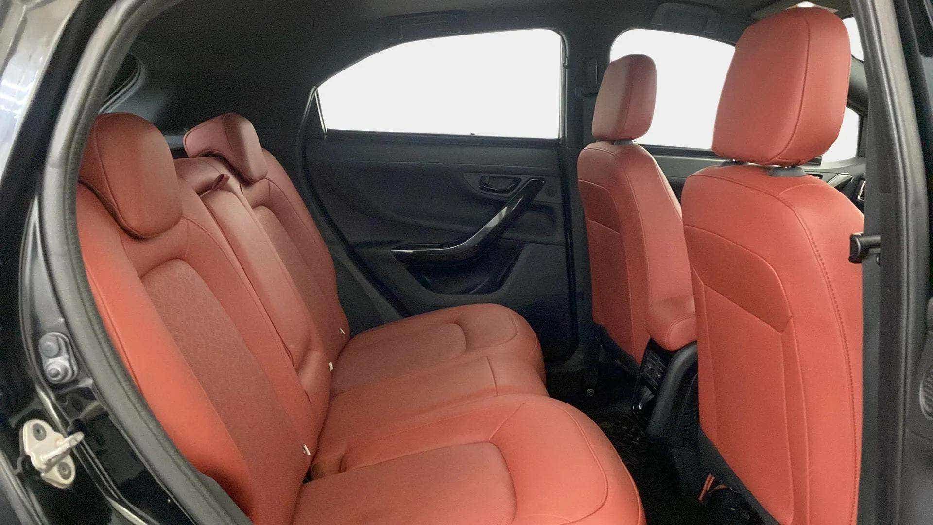 Rear seat view of a Tata Nexon 2017-2023