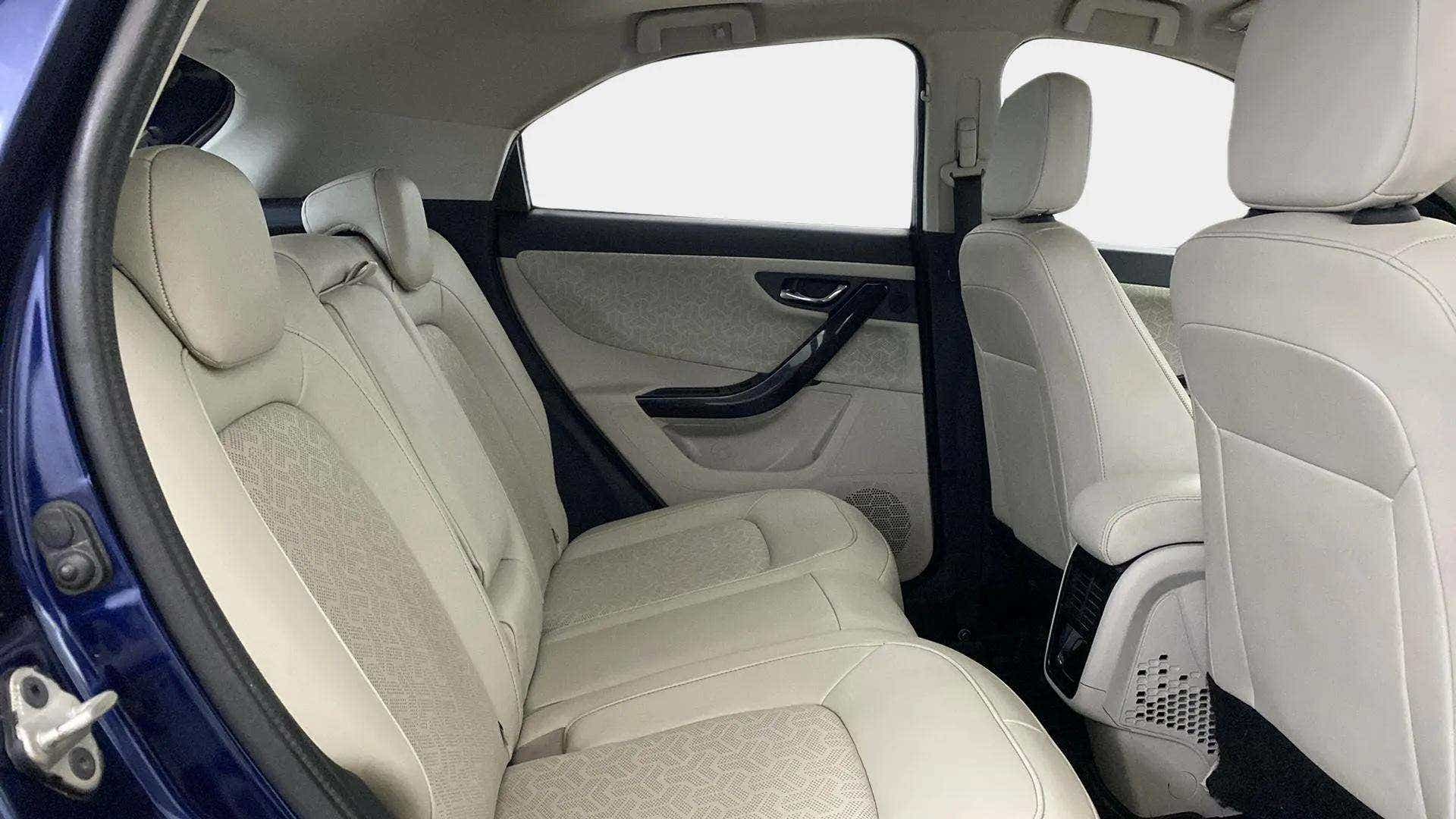 Rear seat view of a Tata Nexon 2017-2023