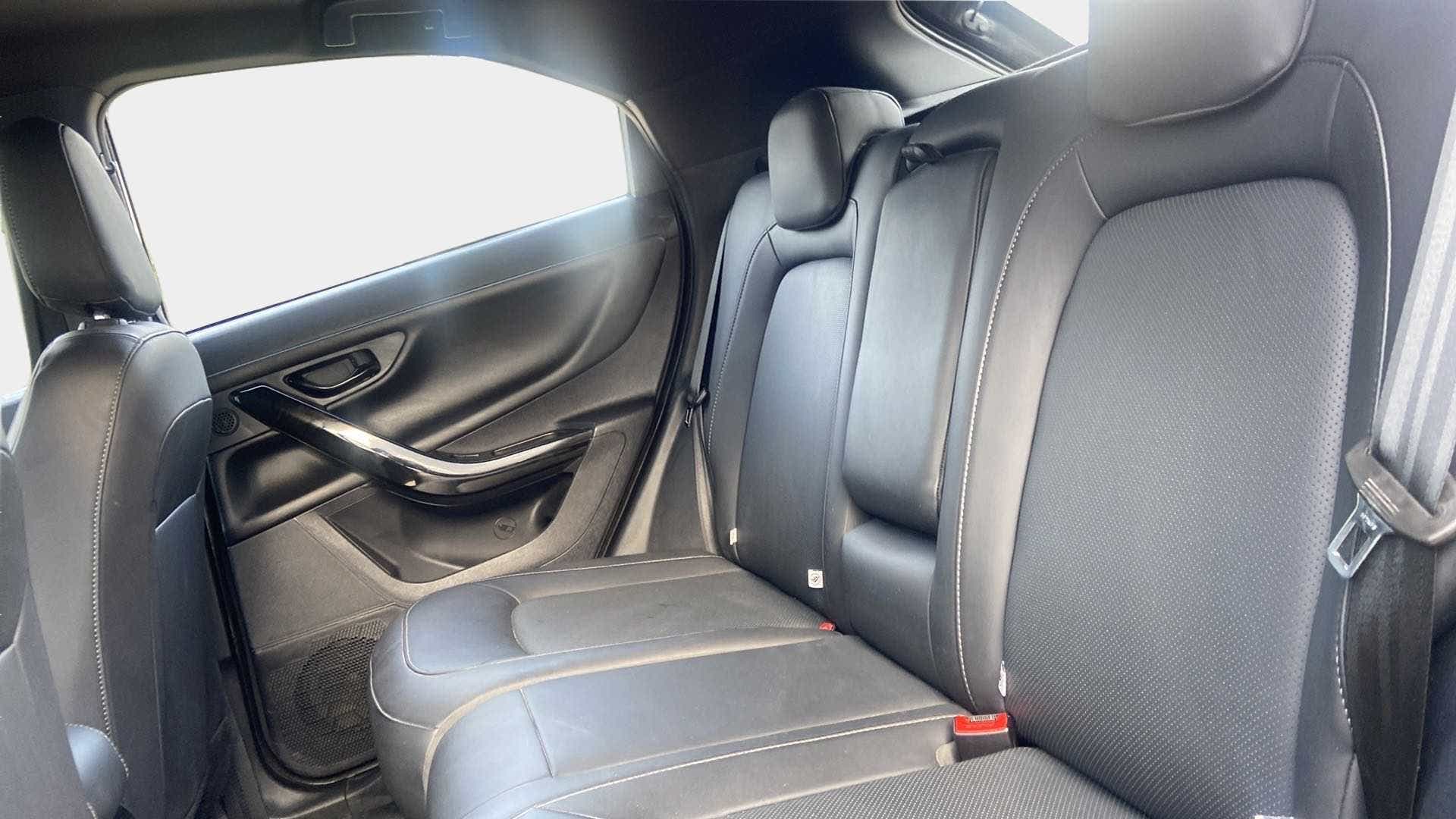 Rear seat view of a Tata Nexon 2017-2023