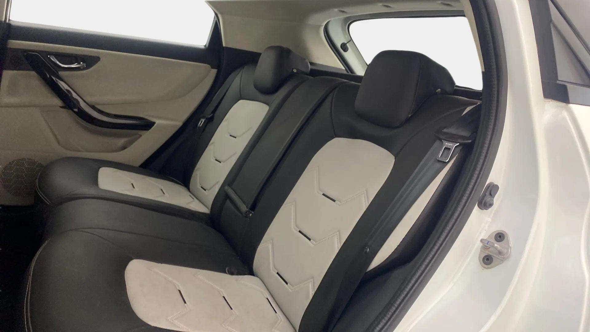 Rear seat view of a Tata Nexon 2017-2023