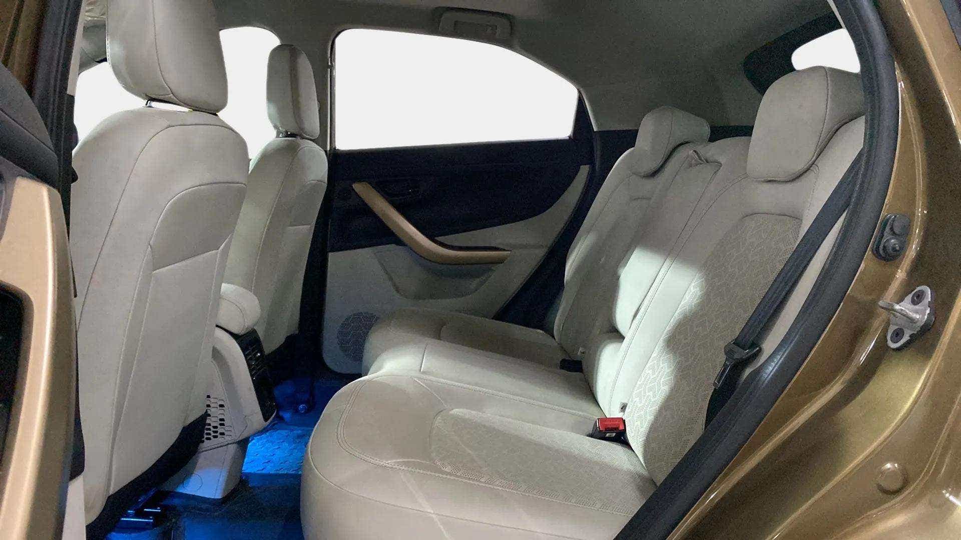 Rear seat view of a Tata Nexon 2017-2023