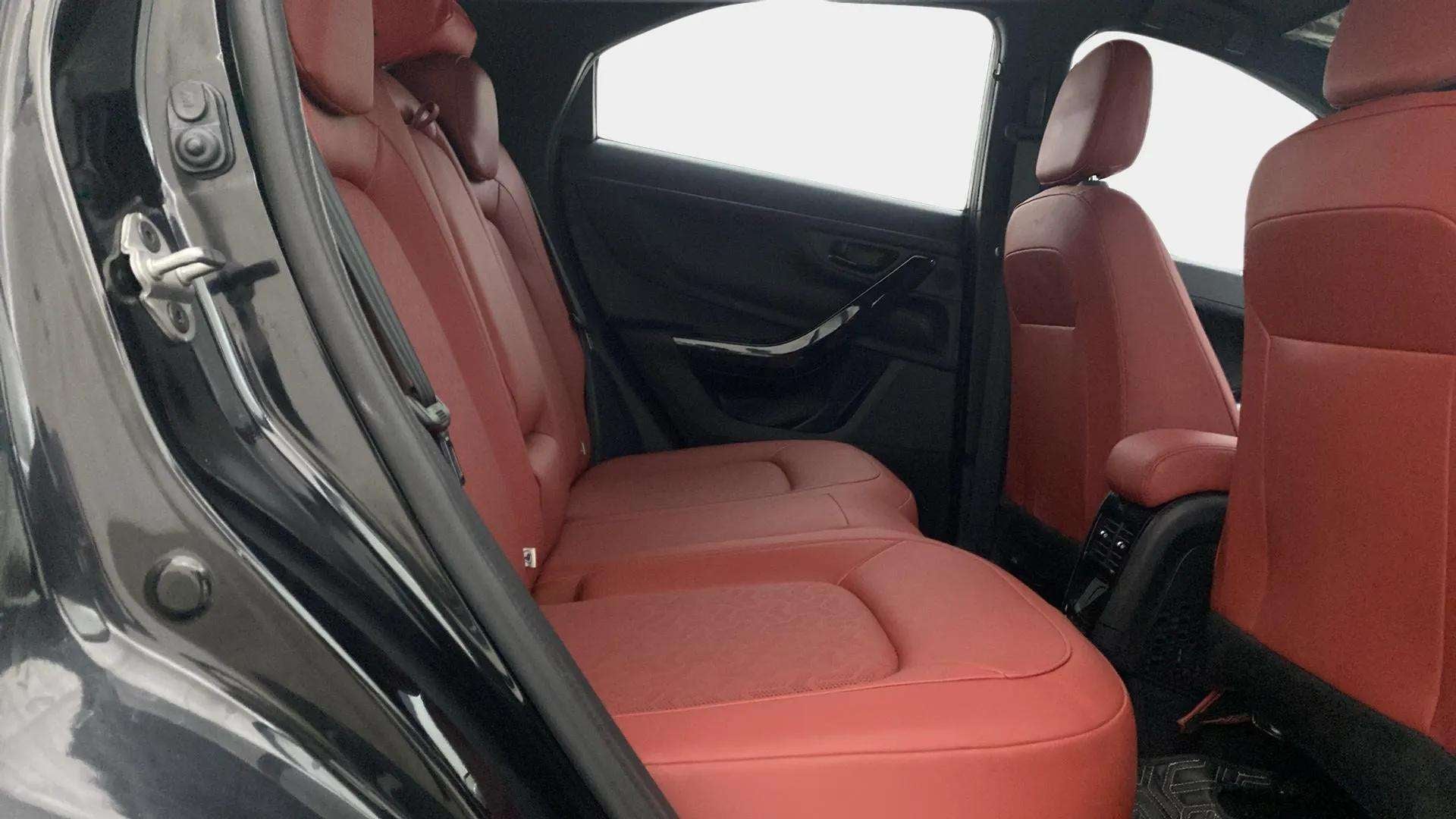 Rear seat view of a Tata Nexon 2017-2023