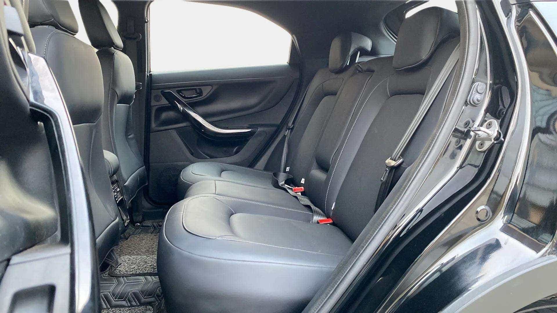 Rear seat view of a Tata Nexon 2017-2023