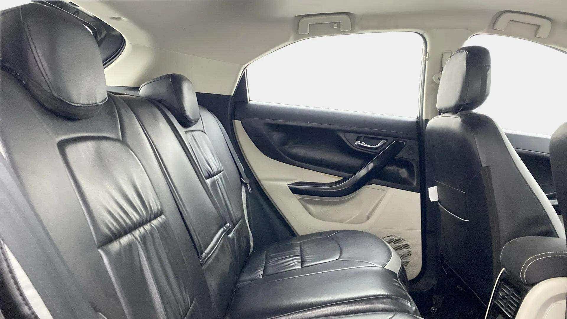 Rear seat interior view of a Tata Nexon 2017-2023