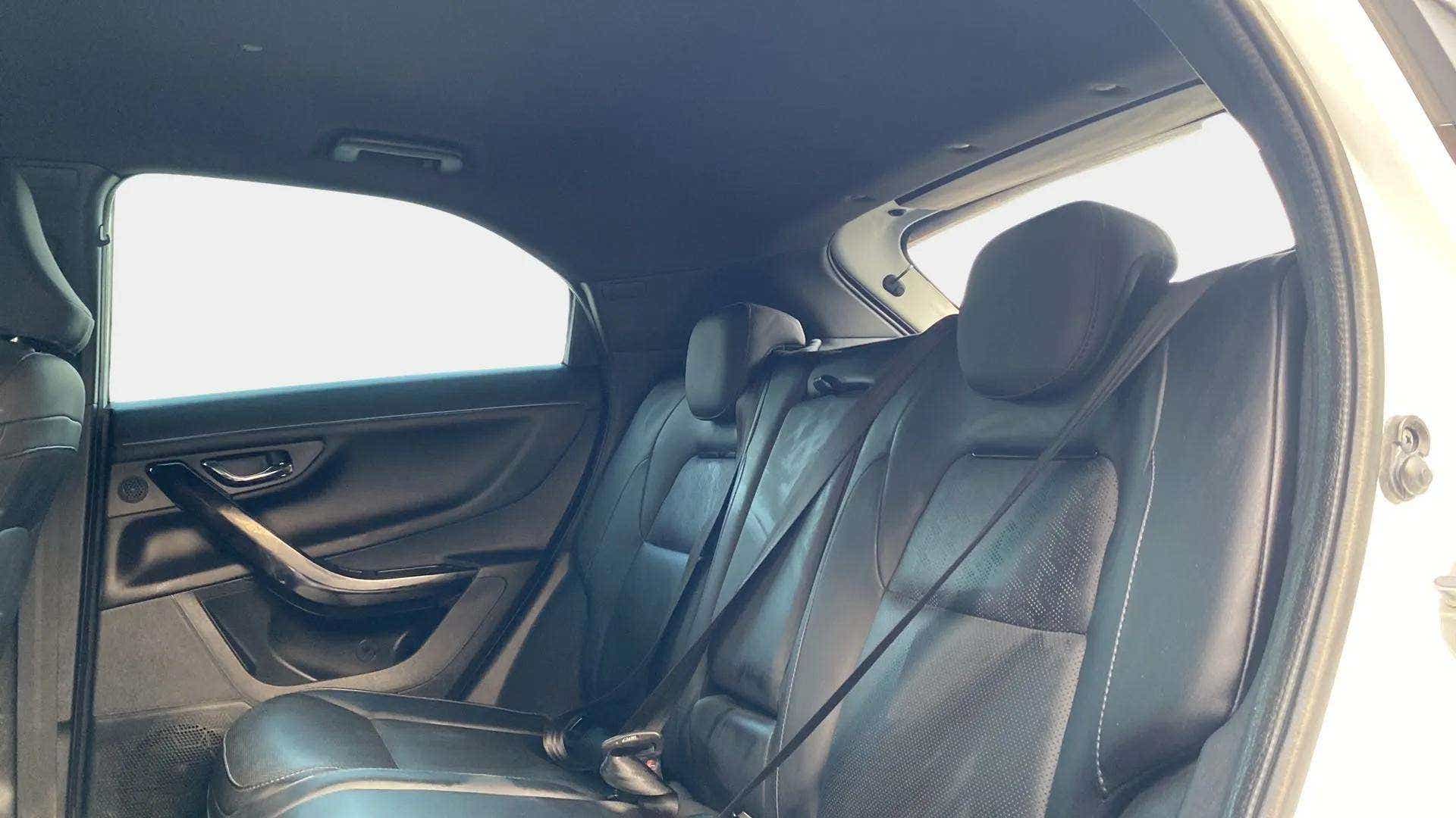Rear seat view of a Tata Nexon 2017-2023