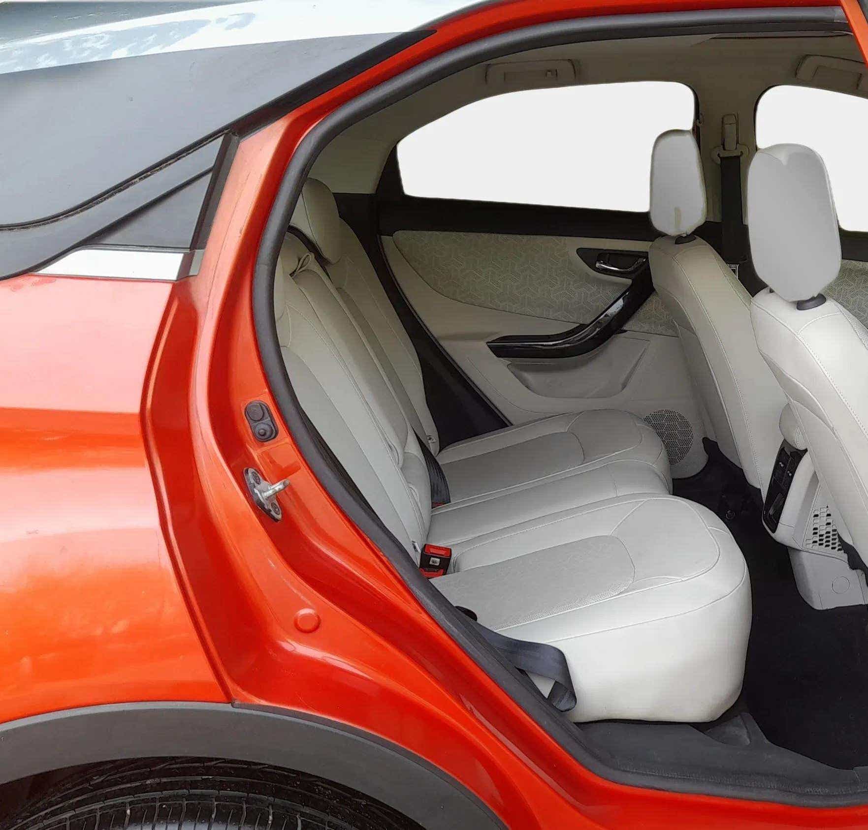 Rear seat view of a tata nexon 2017-2023