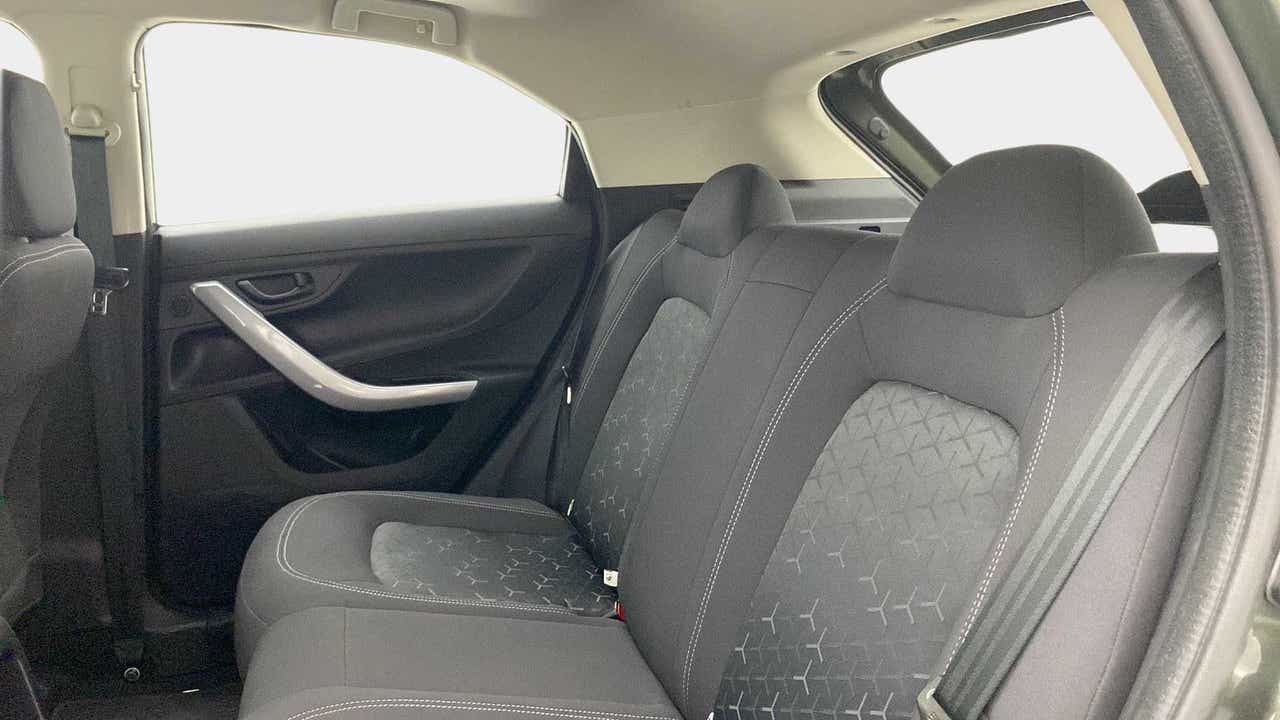 Rear seat view of a Tata Nexon 2017-2023