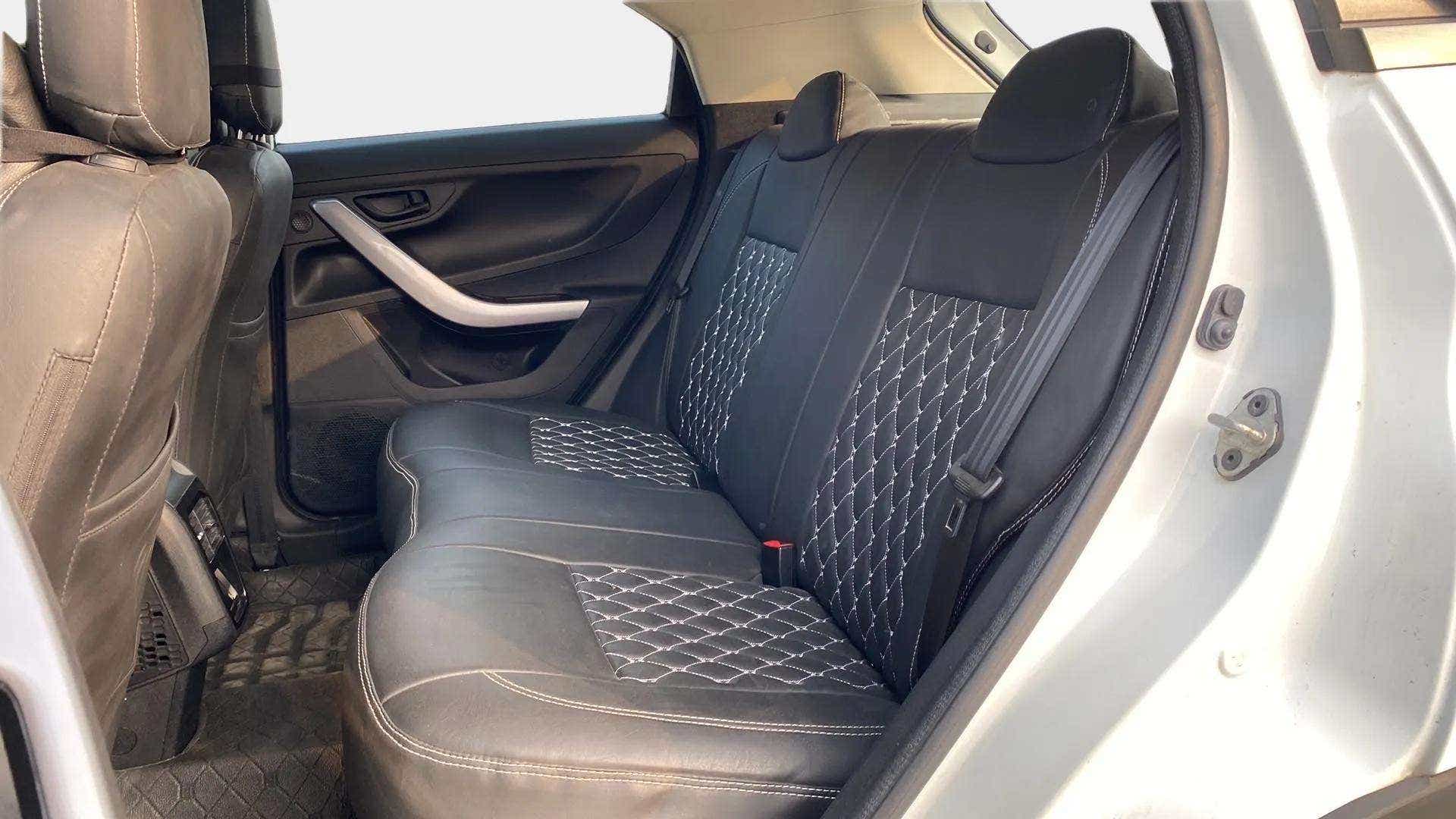 Rear seat view of a Tata Nexon 2017-2023