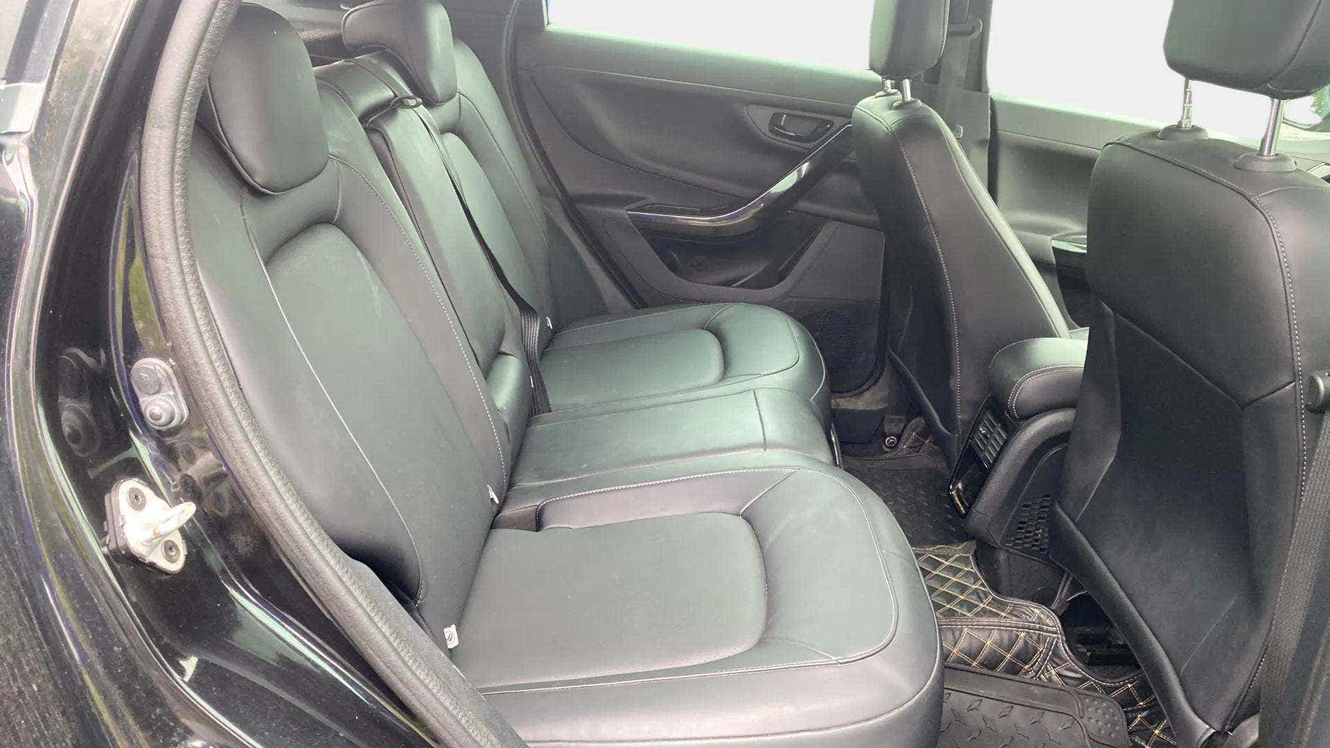 Rear seat view of a Tata Nexon 2017-2023