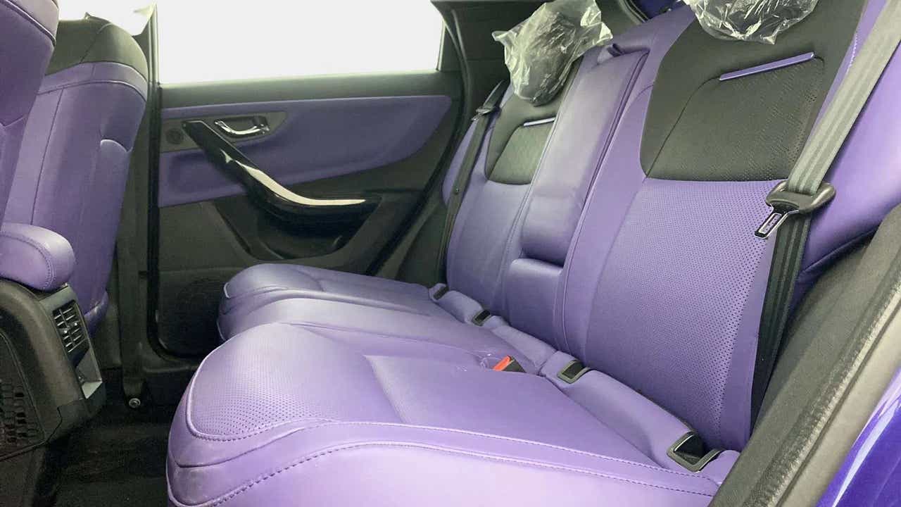 Rear seat of a Tata Nexon