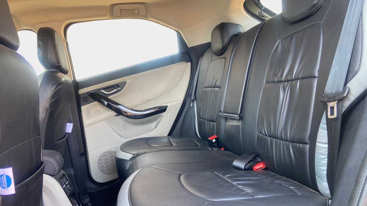 Rear seat view of a Tata Nexon 2017-2023