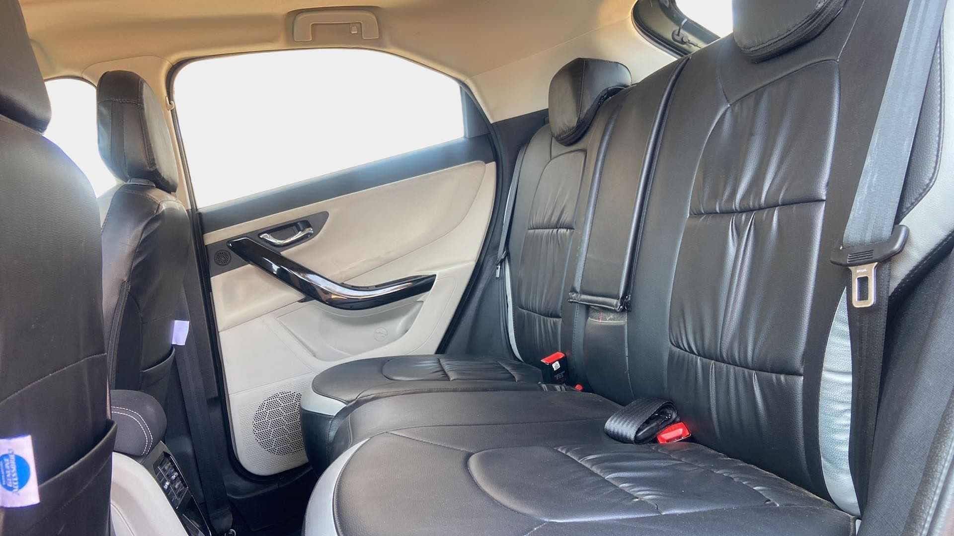 Rear seat view of a Tata Nexon 2017-2023