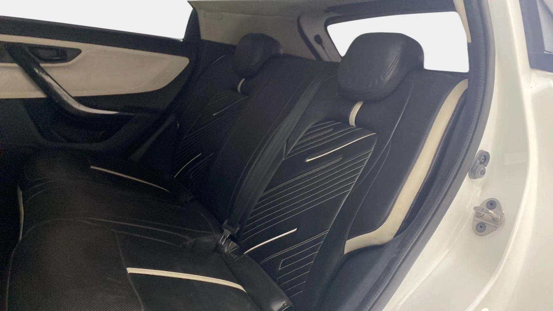 Rear seat view of a Tata Nexon 2017-2023