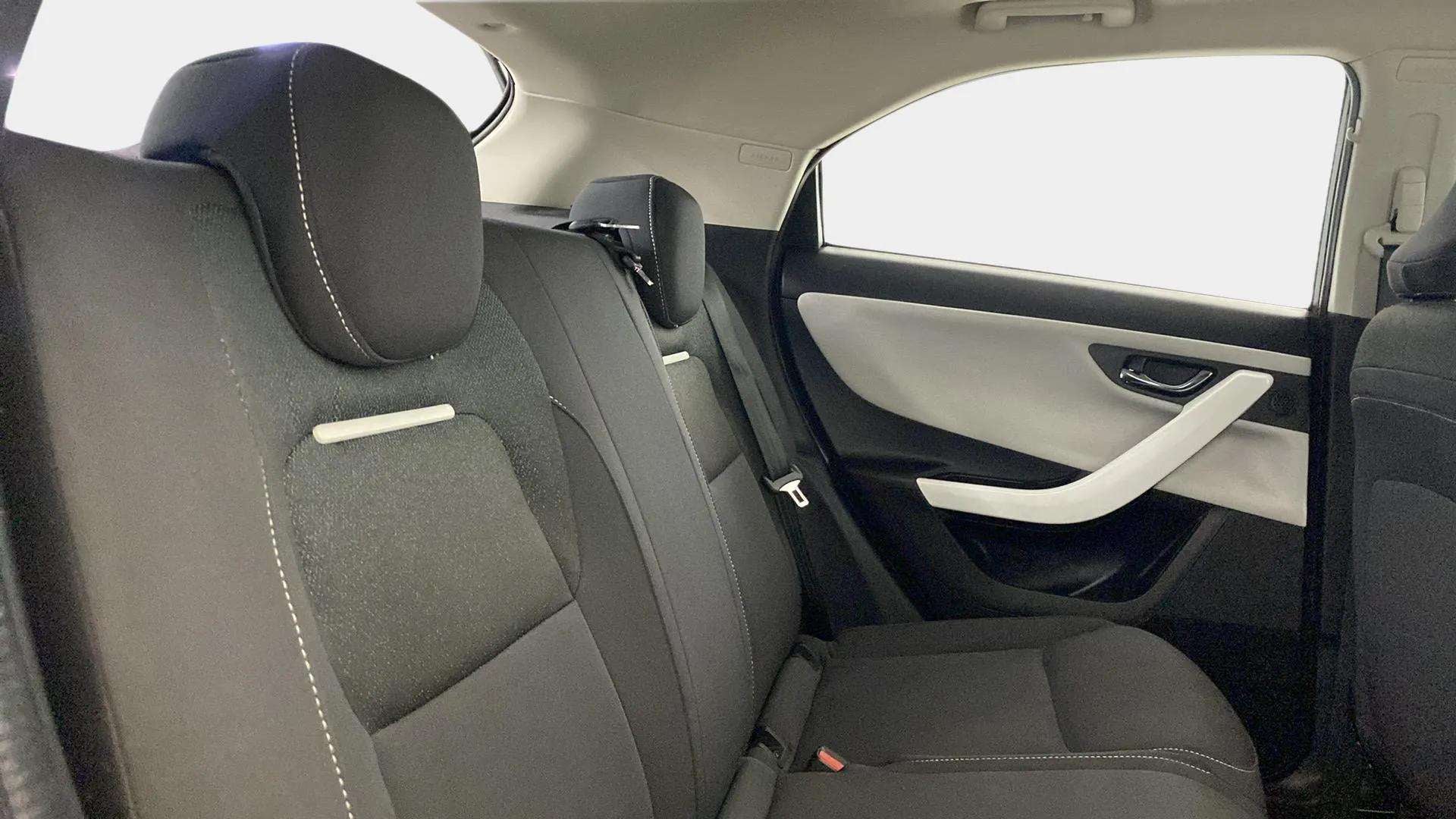 Rear seat and door interior of a Tata Nexon 2017-2023