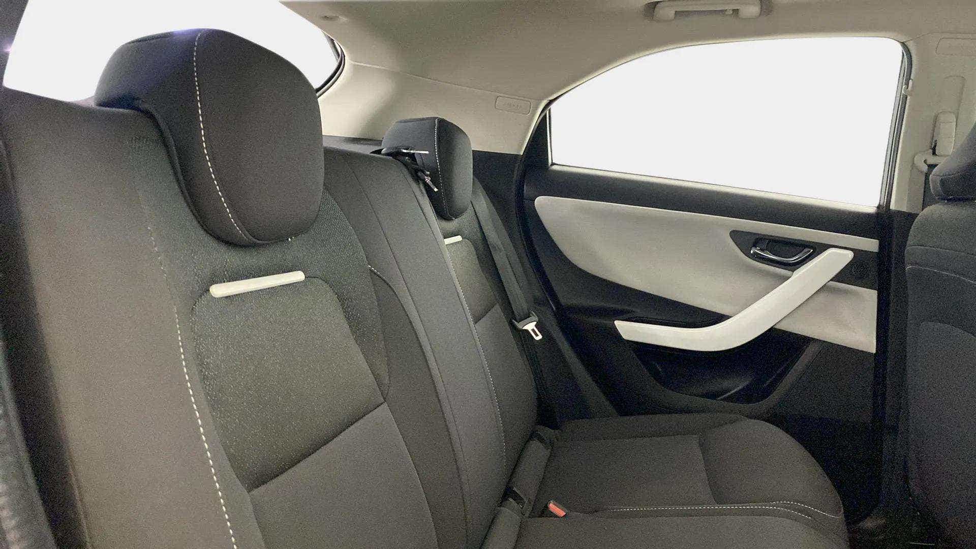 Rear seat and door interior of a Tata Nexon 2017-2023
