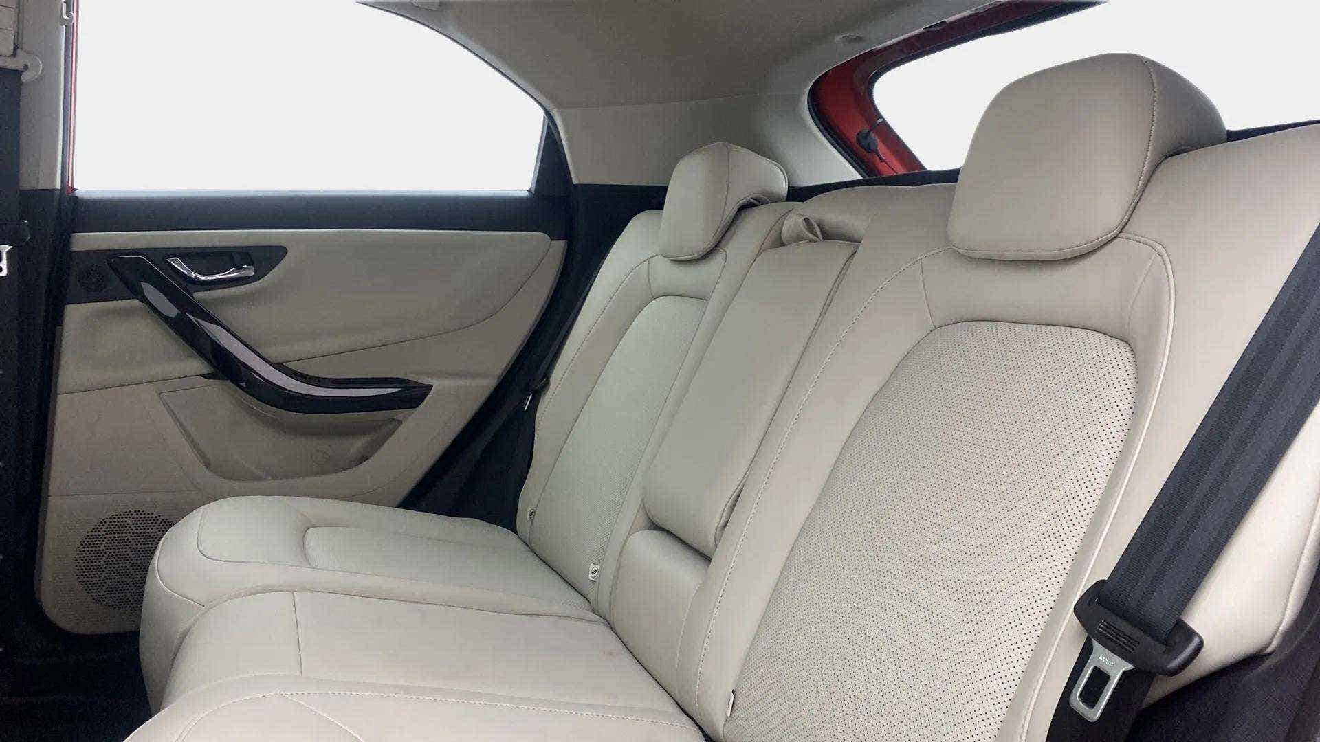 Rear seat view of a Tata Nexon 2017-2023