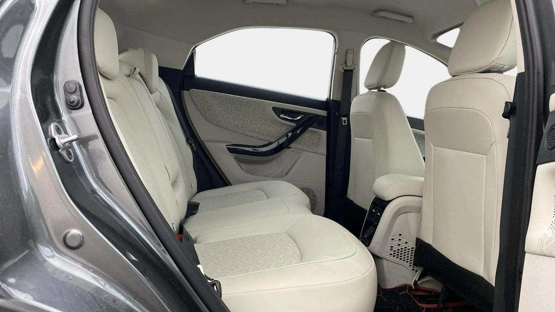 Rear seat view of a Tata Nexon 2017-2023