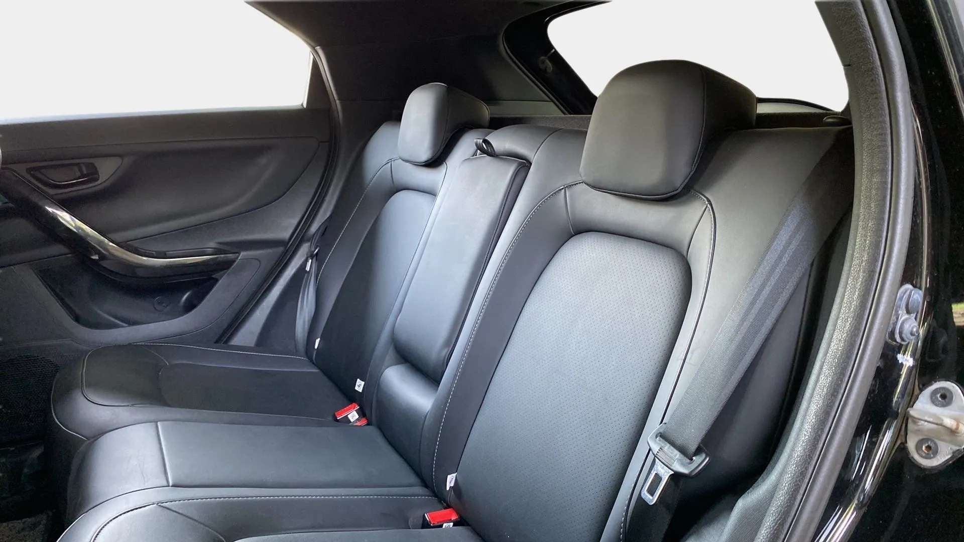 Rear seat view of a Tata Nexon 2017-2023