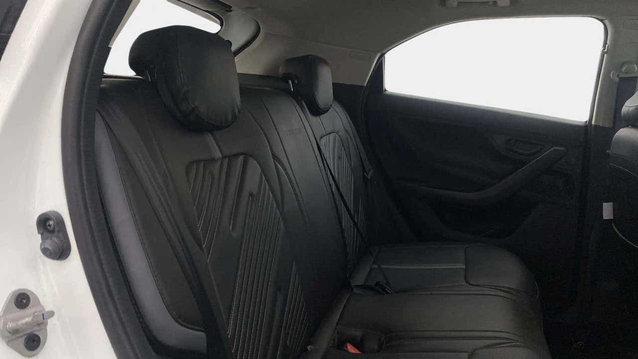 Rear seat view of a Tata Nexon