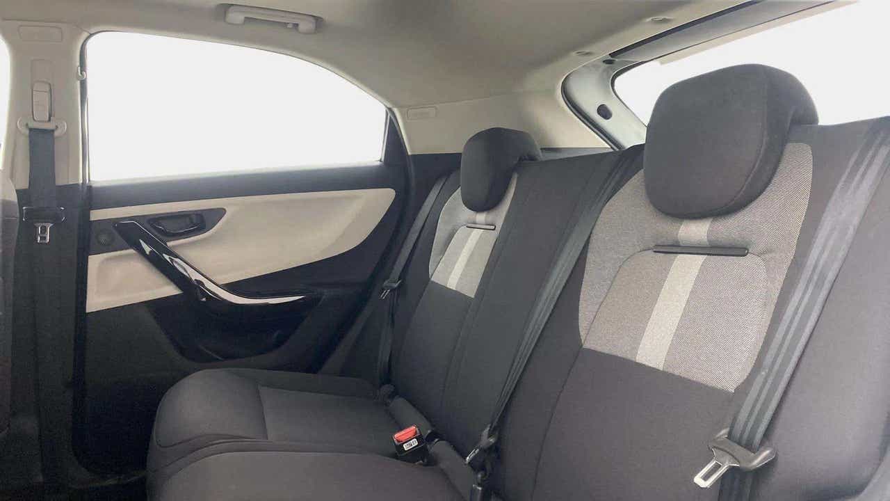 Rear seat view of a Tata Nexon 2017-2023