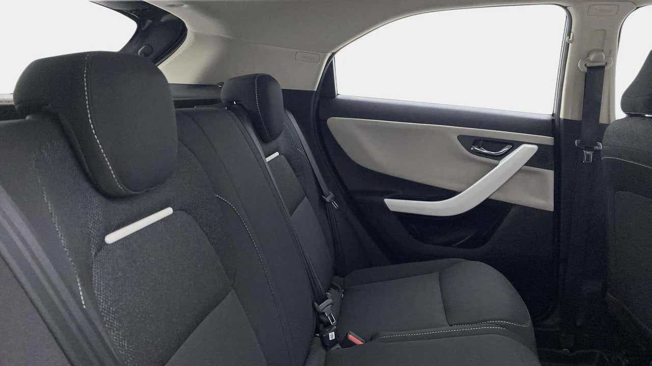 Rear seat view of a Tata Nexon