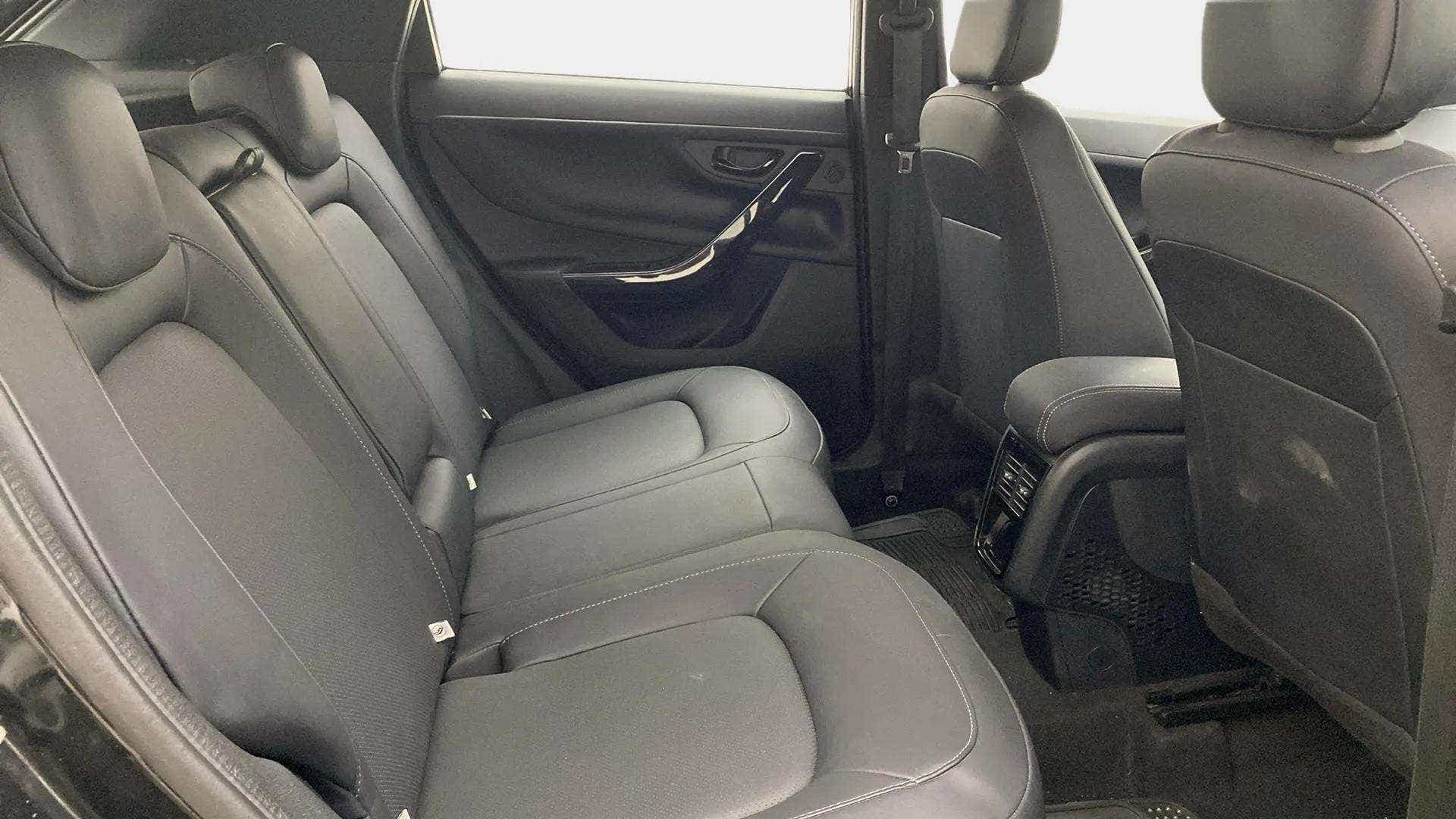 Rear seat interior of a Tata Nexon 2017-2023
