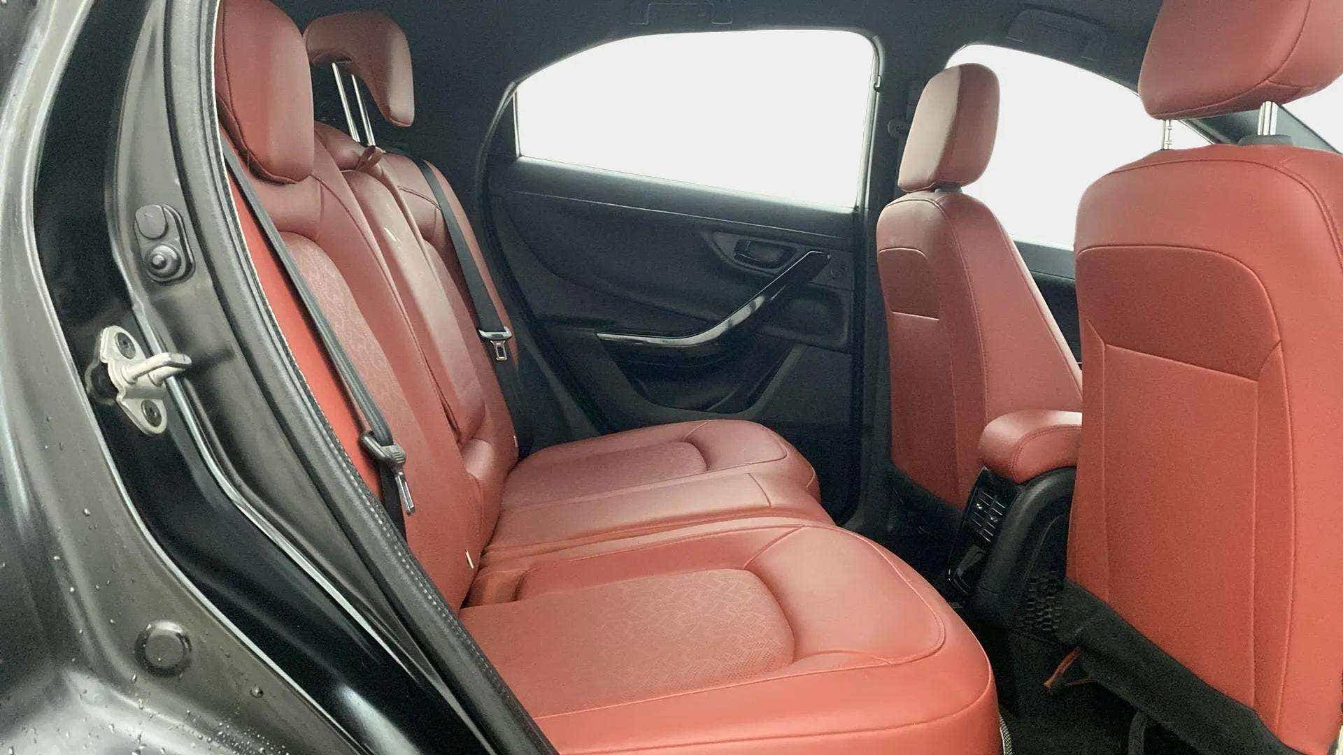 Rear seat view of a Tata Nexon 2017-2023