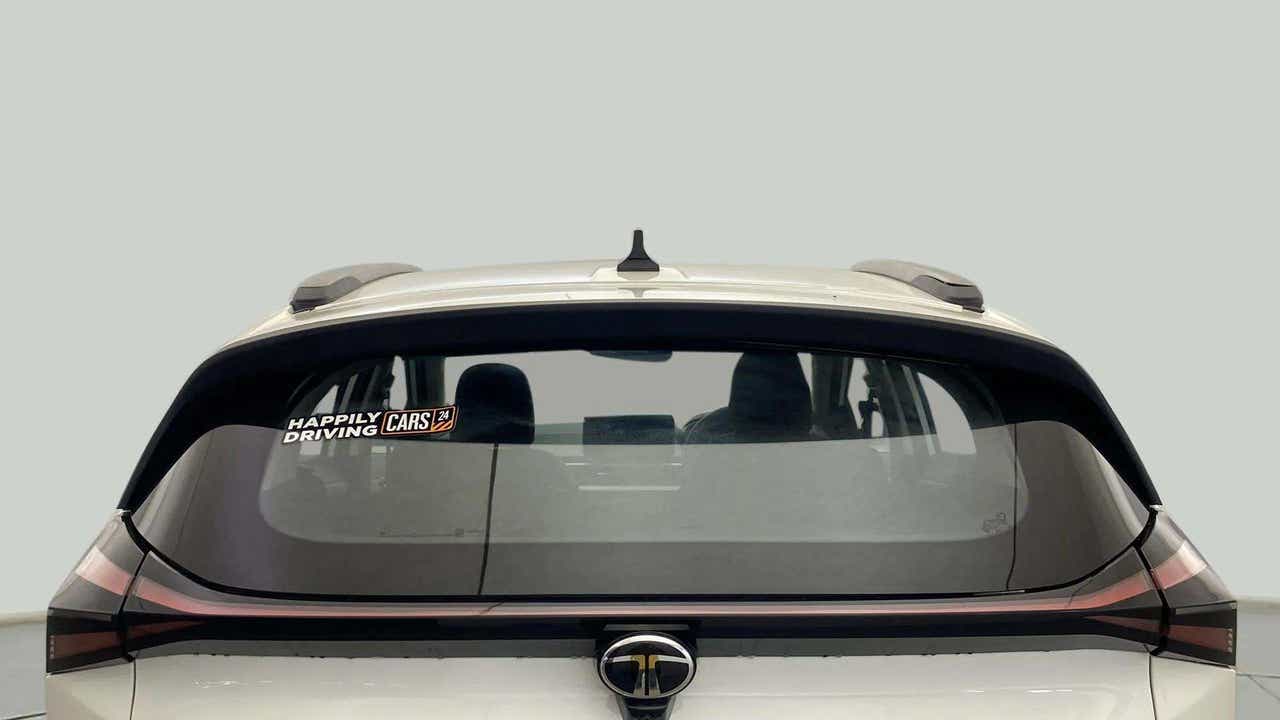 Rear view of a Tata Nexon
