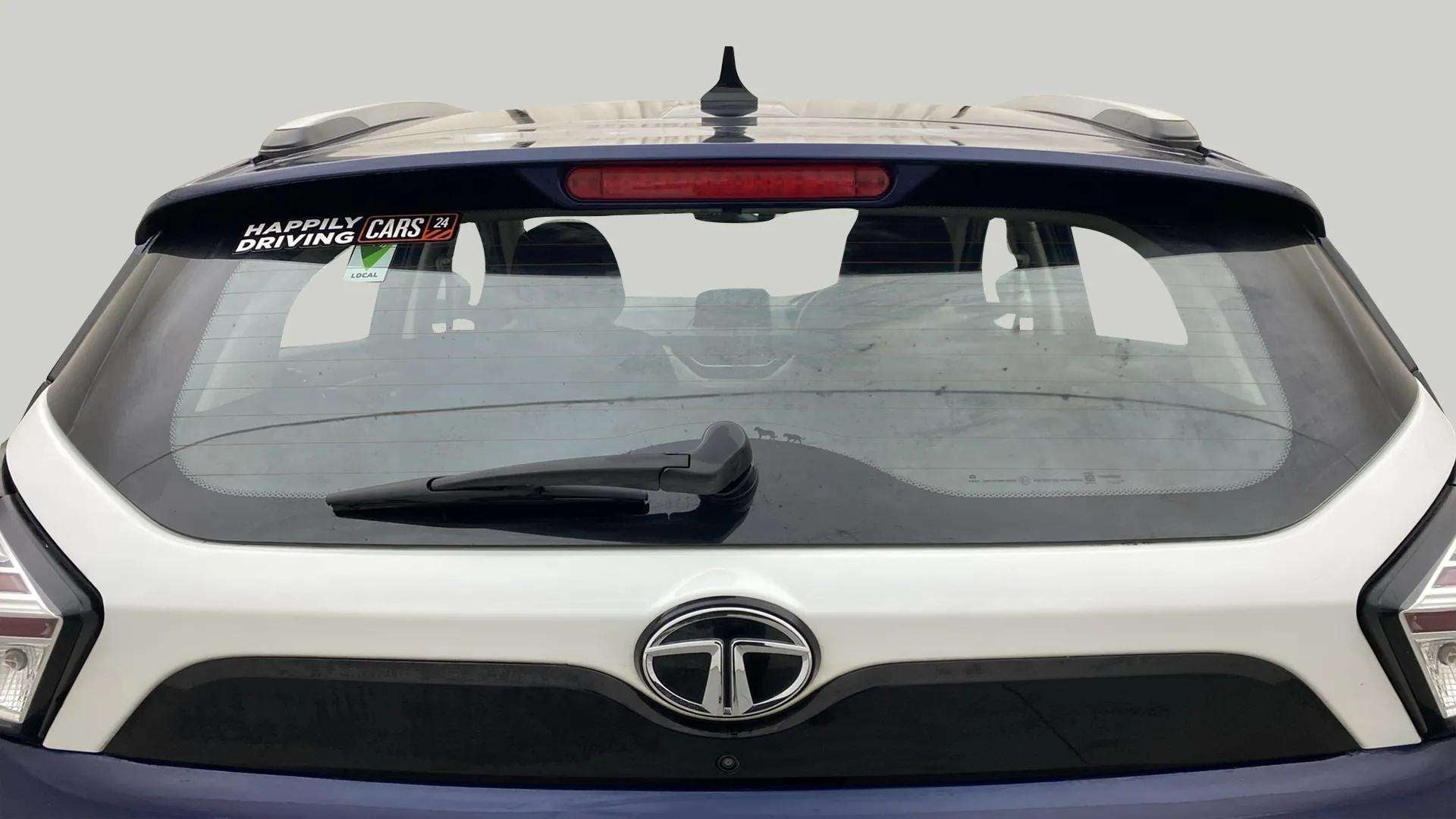 Rear view of a Tata Nexon 2017-2023