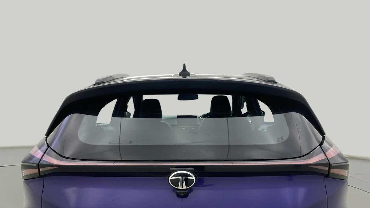 Rear view of a Tata Nexon